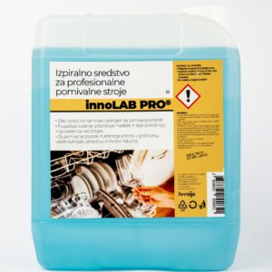 Sredstvo za strojno izpiranje kozarcev, posode in pribora